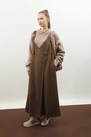 V Yaka Kruvaze Jile Kahverengi - 11