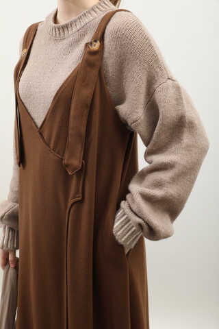 V Yaka Kruvaze Jile Kahverengi - 13