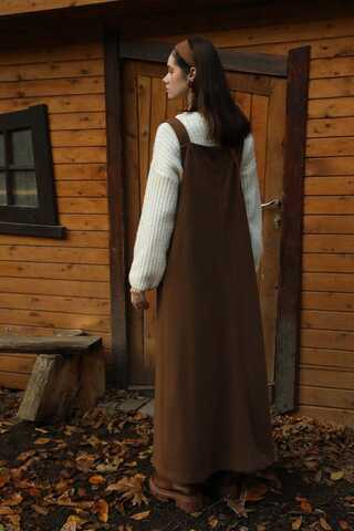 V Yaka Kruvaze Jile Kahverengi - 9