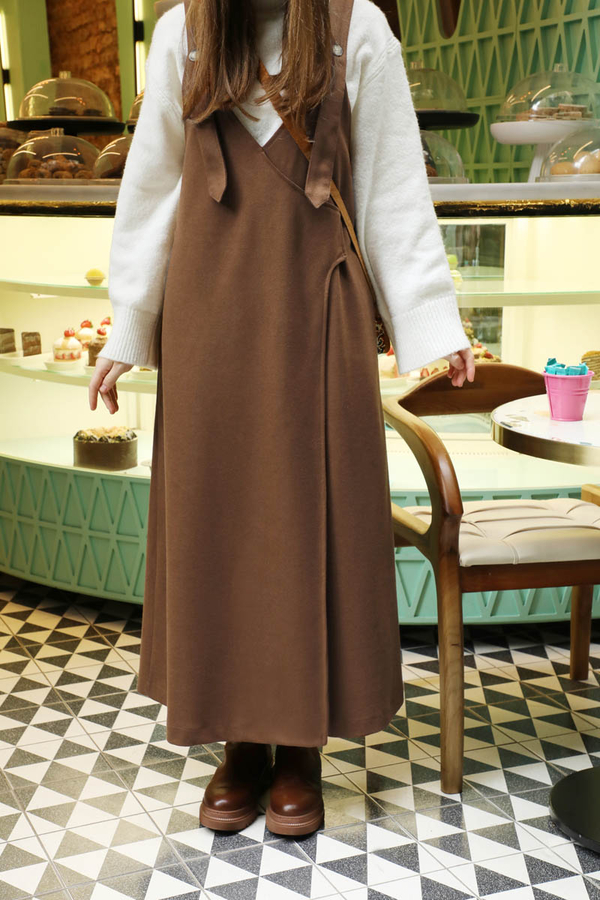 V Yaka Kruvaze Jile Kahverengi - 3