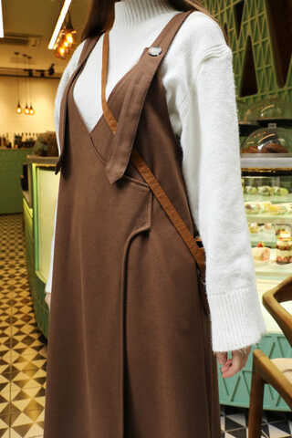 V Yaka Kruvaze Jile Kahverengi - 4