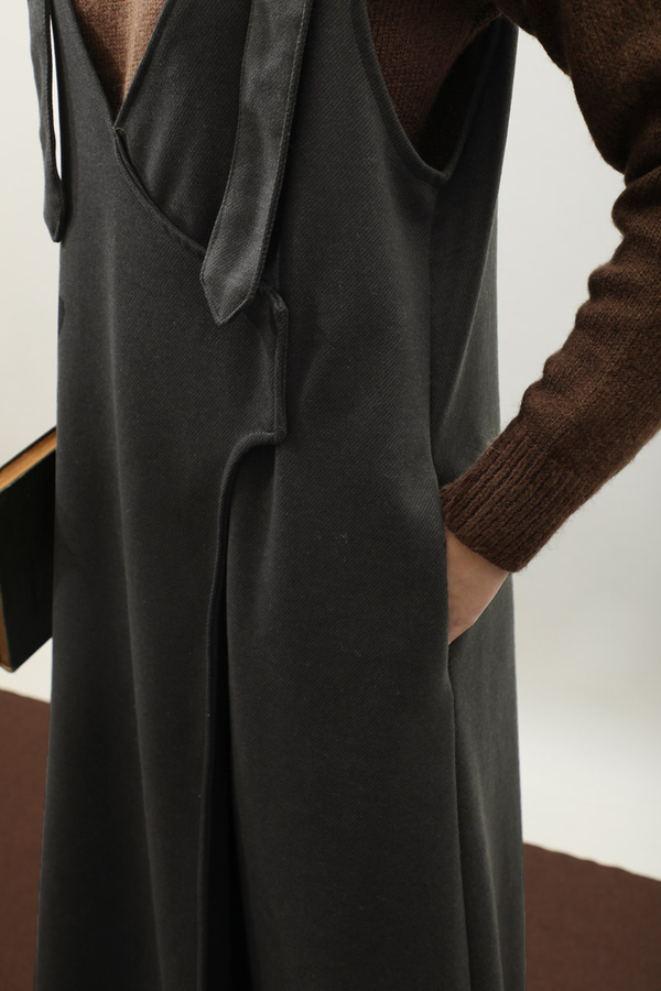 V Yaka Kruvaze Jile Koyu Yeşil - 6