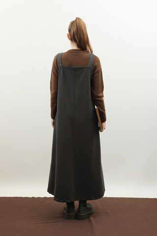 V Yaka Kruvaze Jile Koyu Yeşil - 8