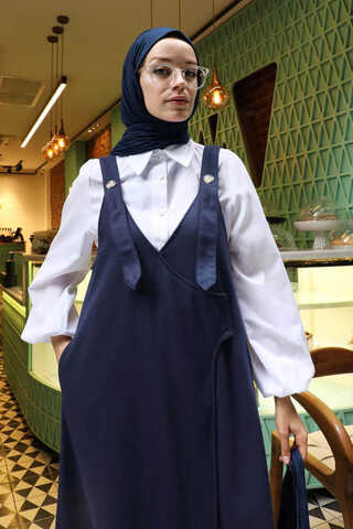 V Yaka Kruvaze Jile Lacivert - 7