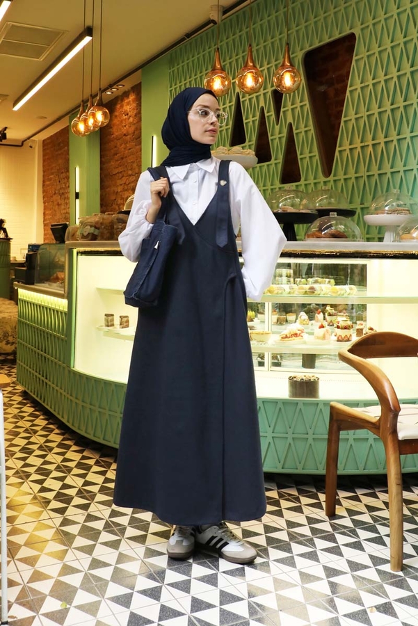 V Yaka Kruvaze Jile Lacivert - 11