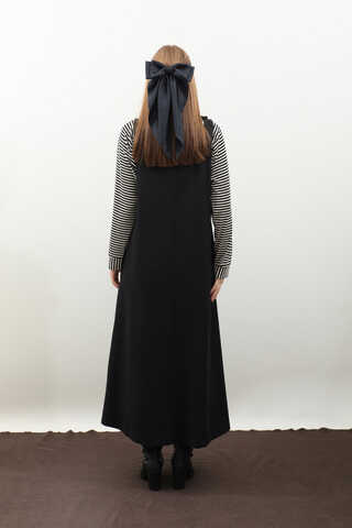 V Yaka Kruvaze Jile Siyah - 7