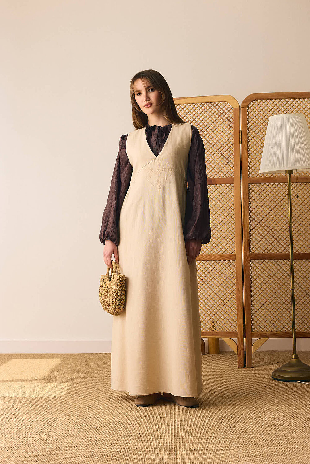 V Yaka Nakışlı Jile Taş - 5