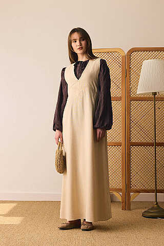 V Yaka Nakışlı Jile Taş - 3