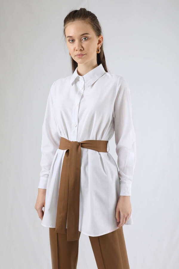 Vest Shirt Suit Brown - 5