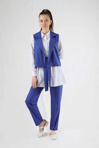 Vest Shirt Suit Indıgo - 1