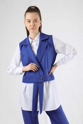 Vest Shirt Suit Indıgo - 2