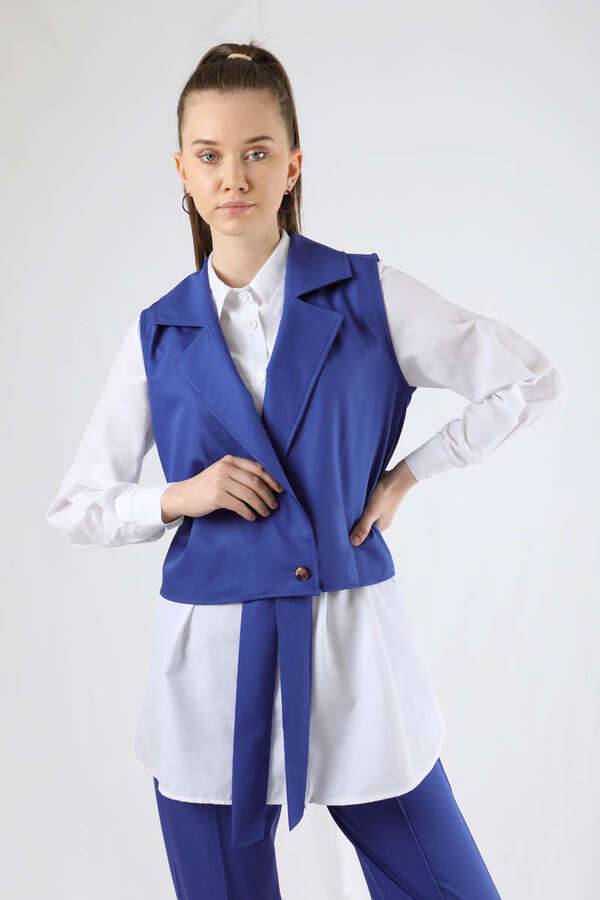 Vest Shirt Suit Indıgo - 2