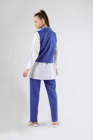Vest Shirt Suit Indıgo - 5