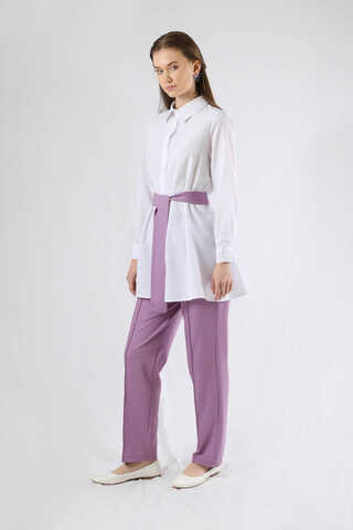 Vest Shirt Suit Lilac - 3