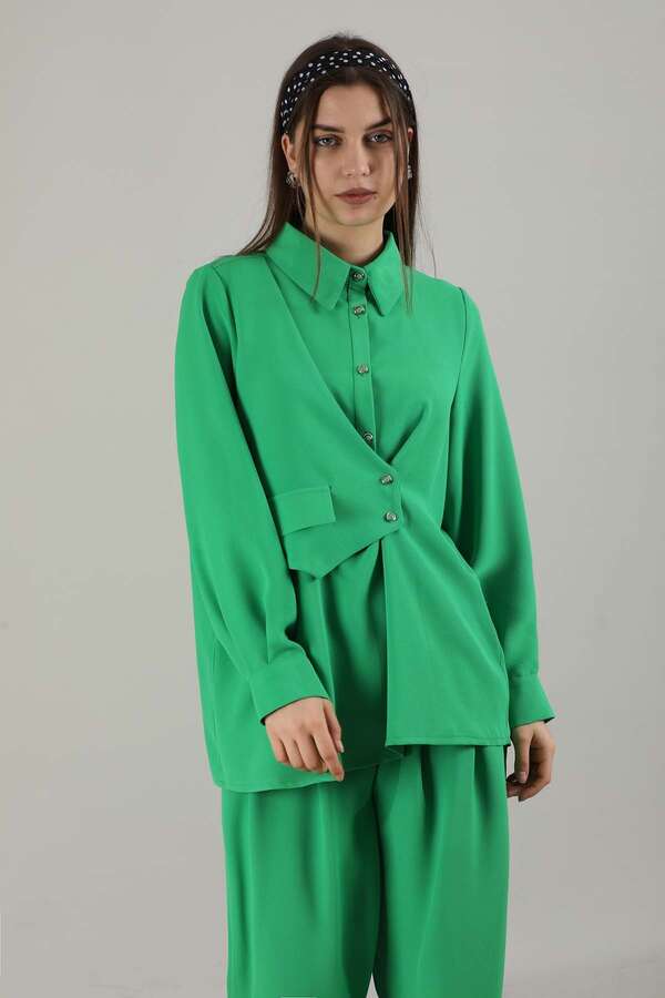 Vest Style Suit green - 2