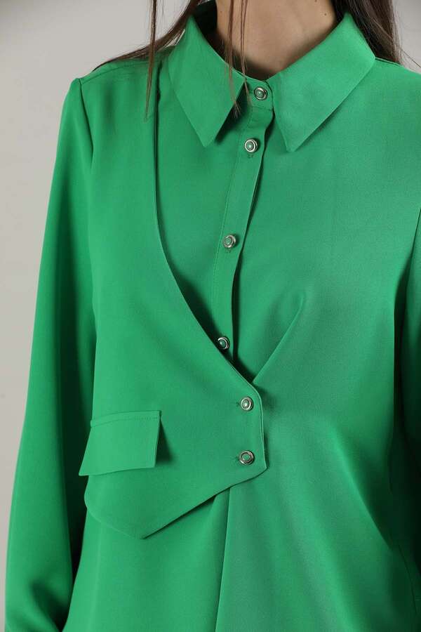 Vest Style Suit green - 4