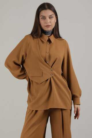 Vest Style Suit Tan - 4