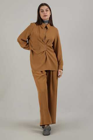 Vest Style Suit Tan - 3