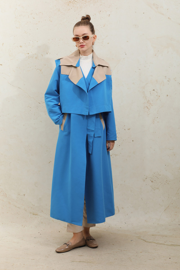 Vest Trench Blue - 1