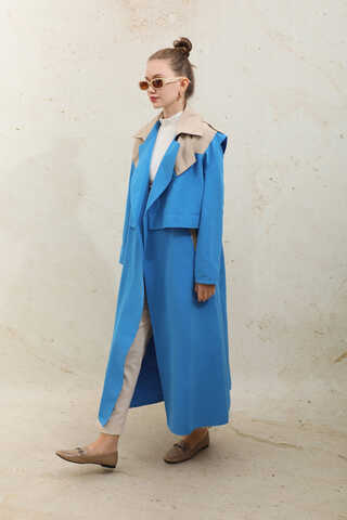 Vest Trench Blue - 8