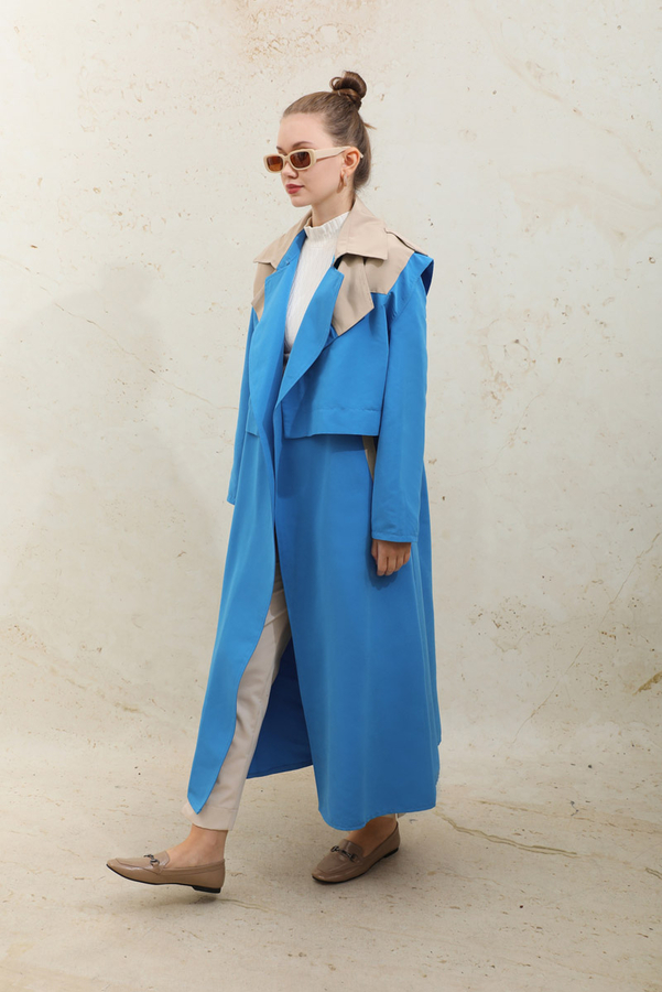Vest Trench Blue - 8