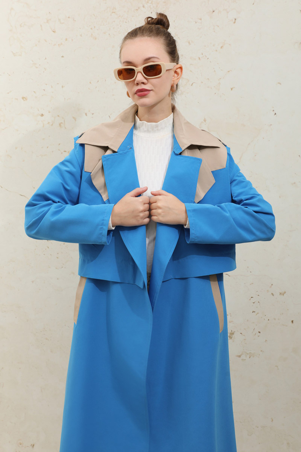 Vest Trench Blue - 9
