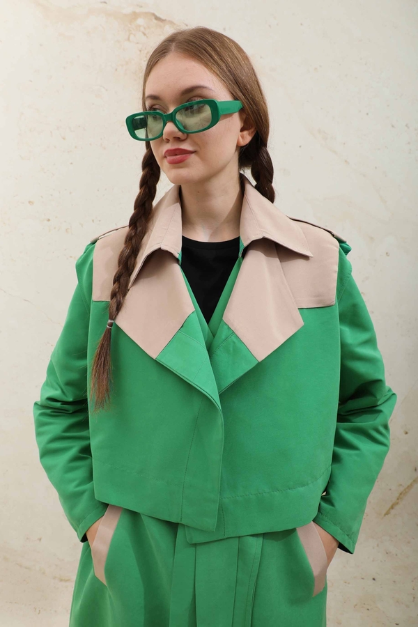 Vest Trench Green - 10