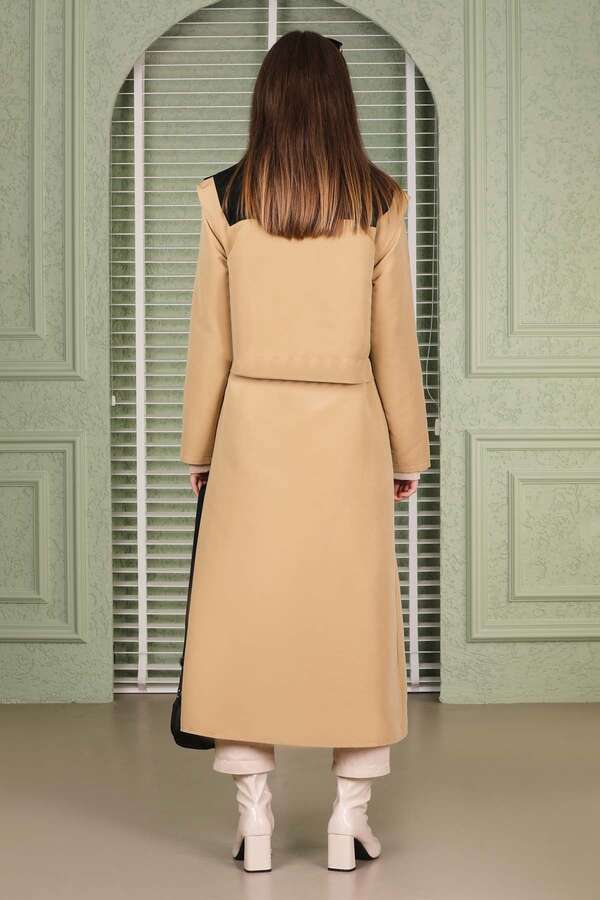 Vest Trench Light Camel - 5