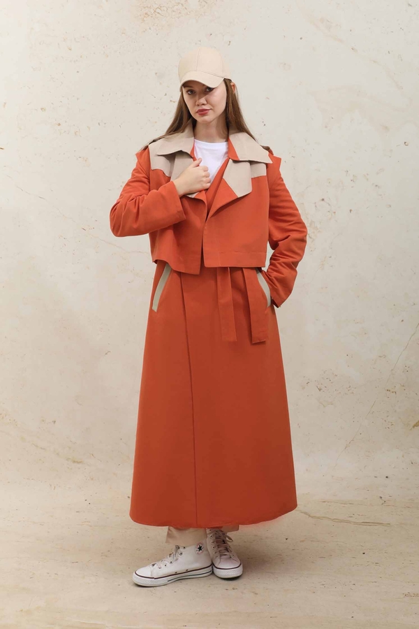 Vest Trench Orange 