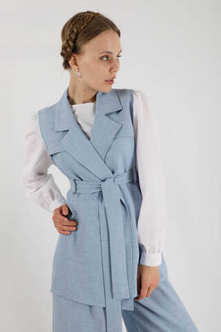 Vest Triple Suit Baby Blue - 2