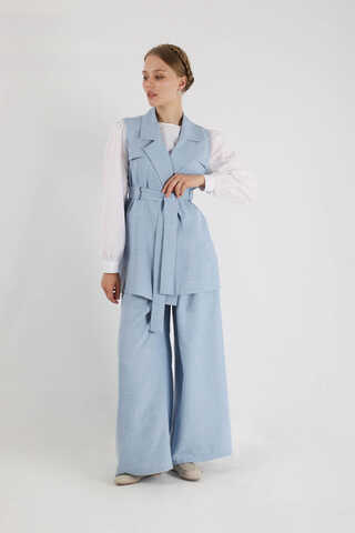 Vest Triple Suit Baby Blue - 1