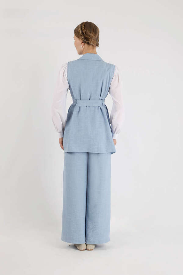 Vest Triple Suit Baby Blue - 5
