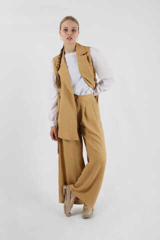 Vest Triple Suit Camel - 1