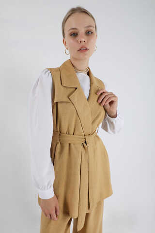 Vest Triple Suit Camel - 4