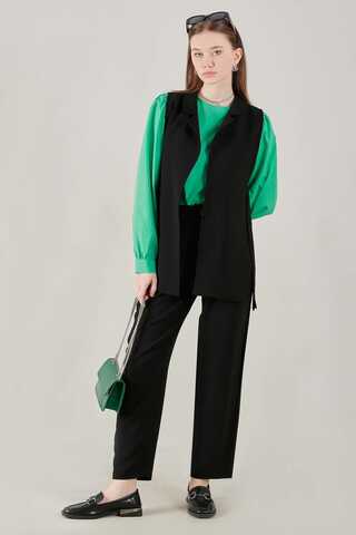 Vest Tunic Suit Black - 2