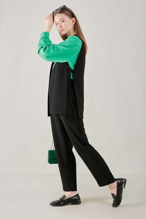 Vest Tunic Suit Black - 3