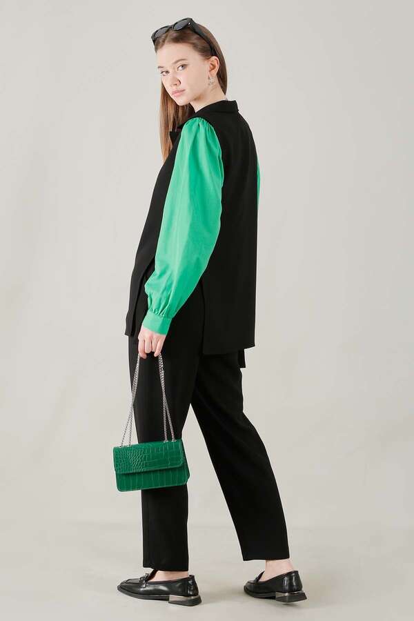 Vest Tunic Suit Black - 4
