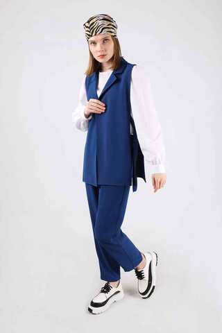 Vest Tunic Suit İndigo - 1