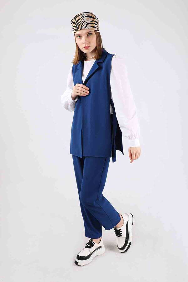 Vest Tunic Suit İndigo - 1