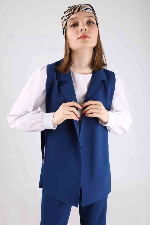 Vest Tunic Suit İndigo - 2