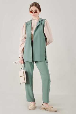Vest Tunic Suit Mint - 3