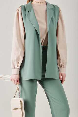 Vest Tunic Suit Mint - 4