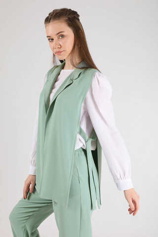 Vest Tunic Suit Mınt White - 2