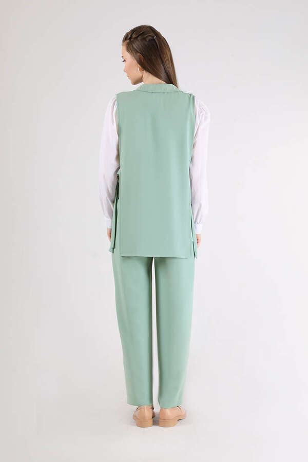 Vest Tunic Suit Mınt White - 5
