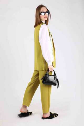Vest Tunic Suit Oil Green - 5