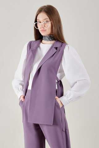 Vest Tunic Suit Purple - 4