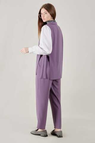 Vest Tunic Suit Purple - 5