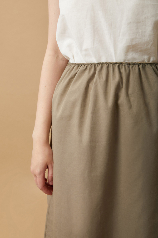 Voile Lined Skirt Vizon - 3