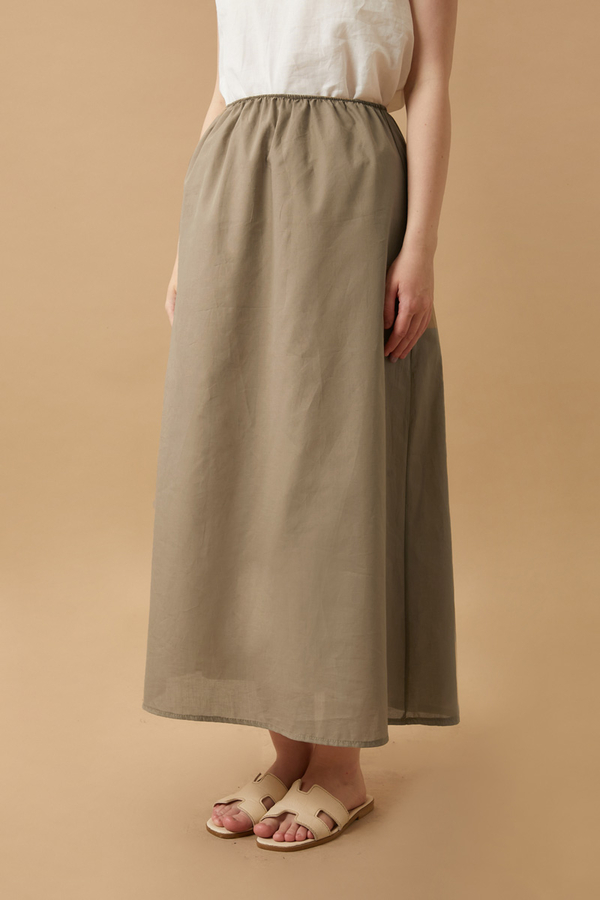 Voile Lined Skirt Vizon - 5