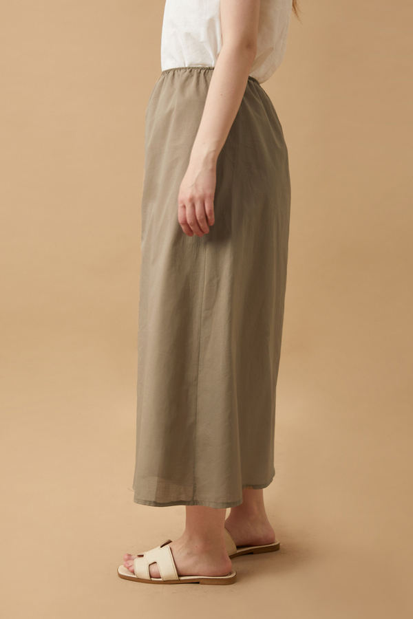Voile Lined Skirt Vizon - 7